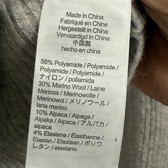 J. Crew Puff-sleeve crewneck sweater in Supersoft yarn Light Gray SZ XS preppy - Picture 3 of 6